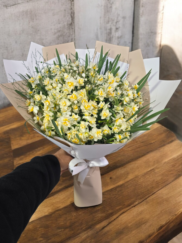  Alanya çiçek gönder - Miss Kokulu Nergiz Buketi