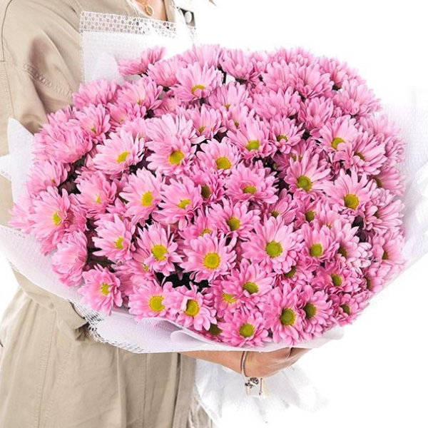 Alanya çiçekçi - Pembe Papatya Buketi