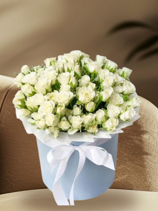 Alanya çiçekçi -  Beyaz Spray Güller