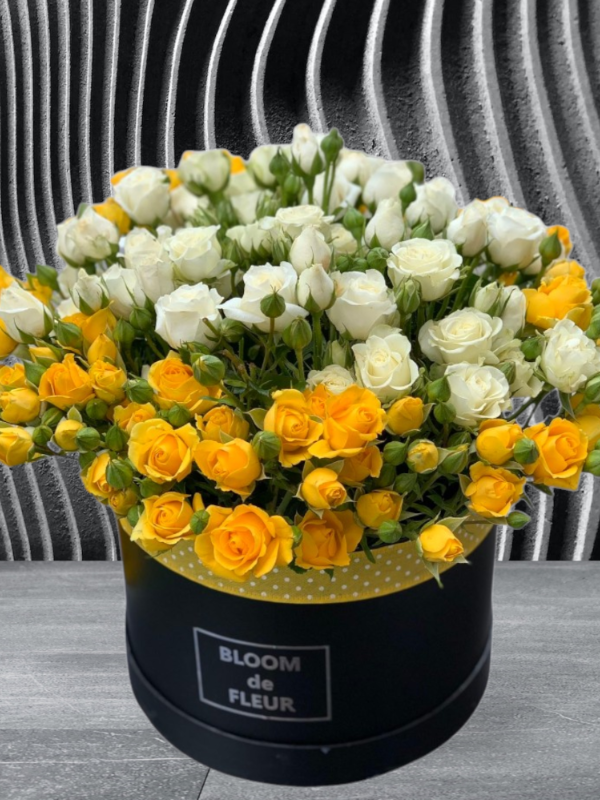  Alanya çiçek gönder - Sarı Beyaz Spray Güller