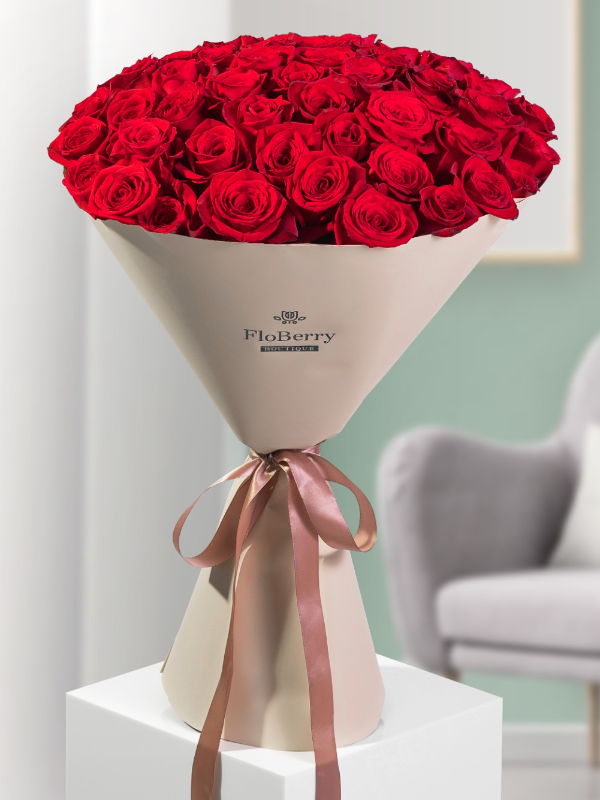  Alanya çiçek gönder - 51 Kırmızı Gül Buketi 