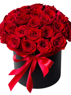 Alanya çiçekçi - Beyaz Kutuya 33 Gül