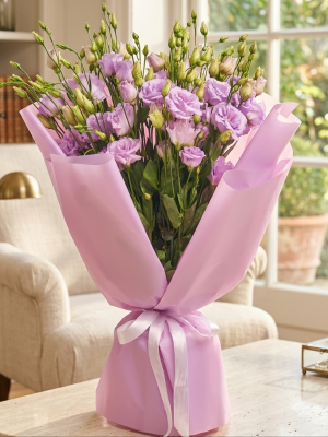 Alanya Florist - Lila Eustoma Bouquet