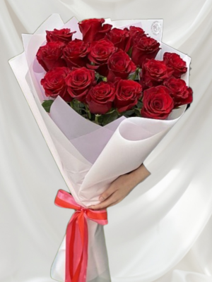  Alanya çiçek gönder - 17 Kırmızı Gül Demeti