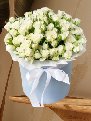 Alanya çiçekçi -  Beyaz Spray Güller