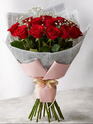 Alanya çiçekçi - 11 Kırmızı Gül Buket
