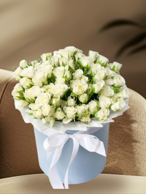 Alanya çiçekçi -  Beyaz Spray Güller