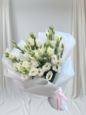 Alanya çiçek gönder - White Lisyantus Buket