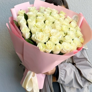  Alanya aynı gün çiçek - 51 Beyaz Gül Buket