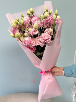  Armağan Çiçekçilik Alanya - Pink Eustoma Buket